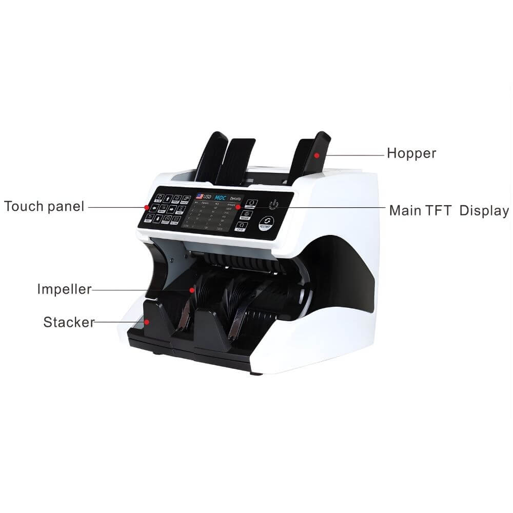 เครื่องนับธนบัตร นับมูลค่าเงินไทยแบบ MIX ได้ รองรับ 12 สกุลเงิน WINMAX รุ่น AL-920